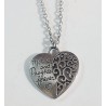 Mother Daughter Heart Necklace