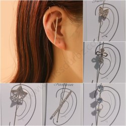 1pc Ear Crawler Hook Earring