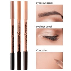 2 in 1 Eyebrow / Eyeliner / Concealer Pencil