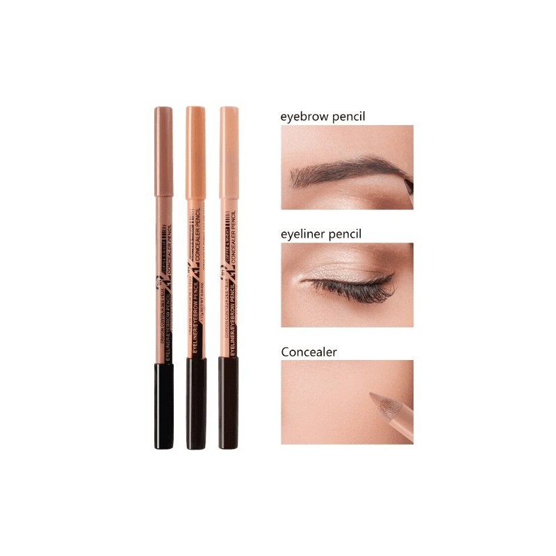 2 in 1 Eyebrow / Eyeliner / Concealer Pencil