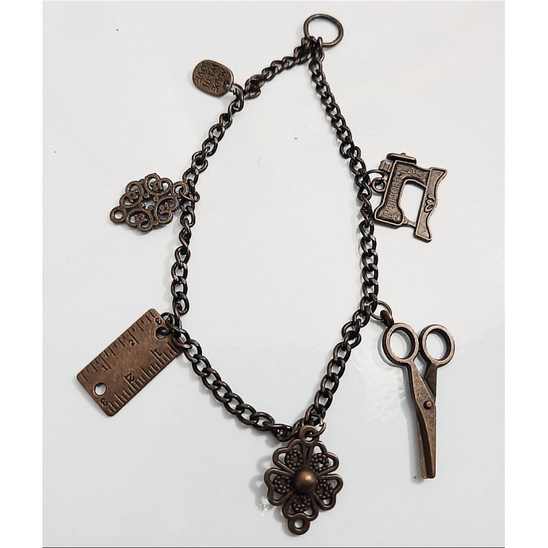  Bronze Charm Bracelet