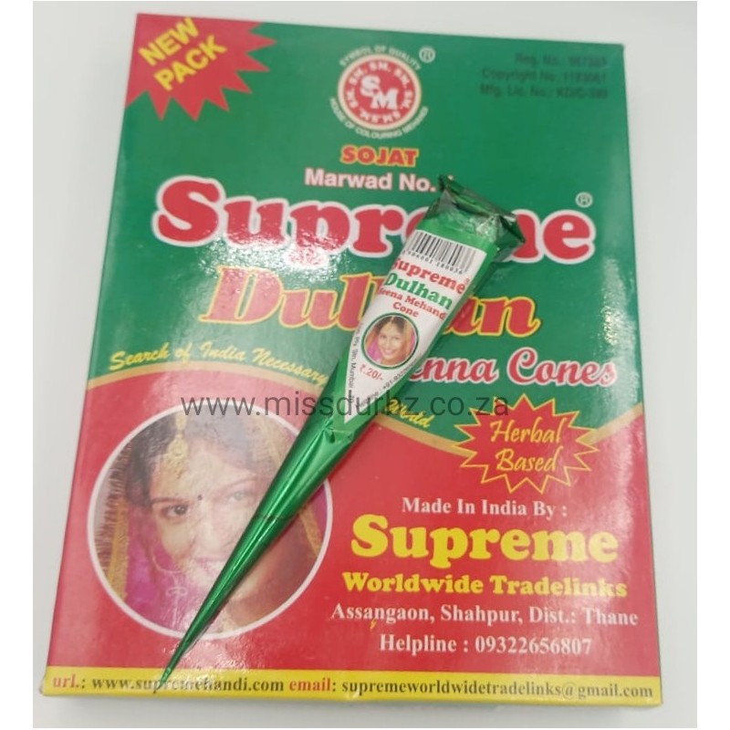 Supreme Dulhan Henna Cone