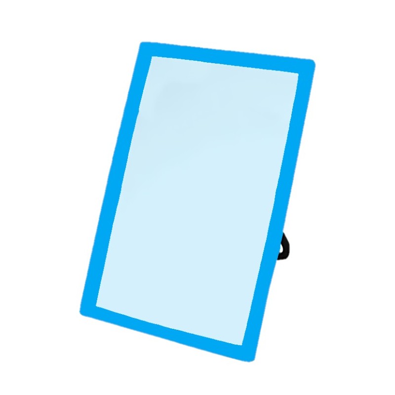 Mirror with Plastic Frame Stand