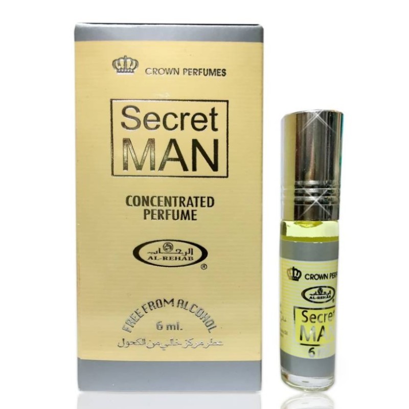 Crown Perfumes Secret Man Attar Perfume Roll on