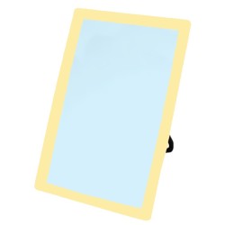 Mirror with Plastic Frame Stand