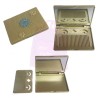 Compact Mirror with Comb - Blue