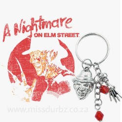 Freddy Krueger Nightmare on Elm Street Movie Keychain