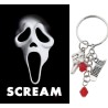 Ghostface Scream Movie Keychain