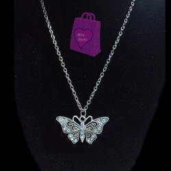 Butterfly Pendant Necklace