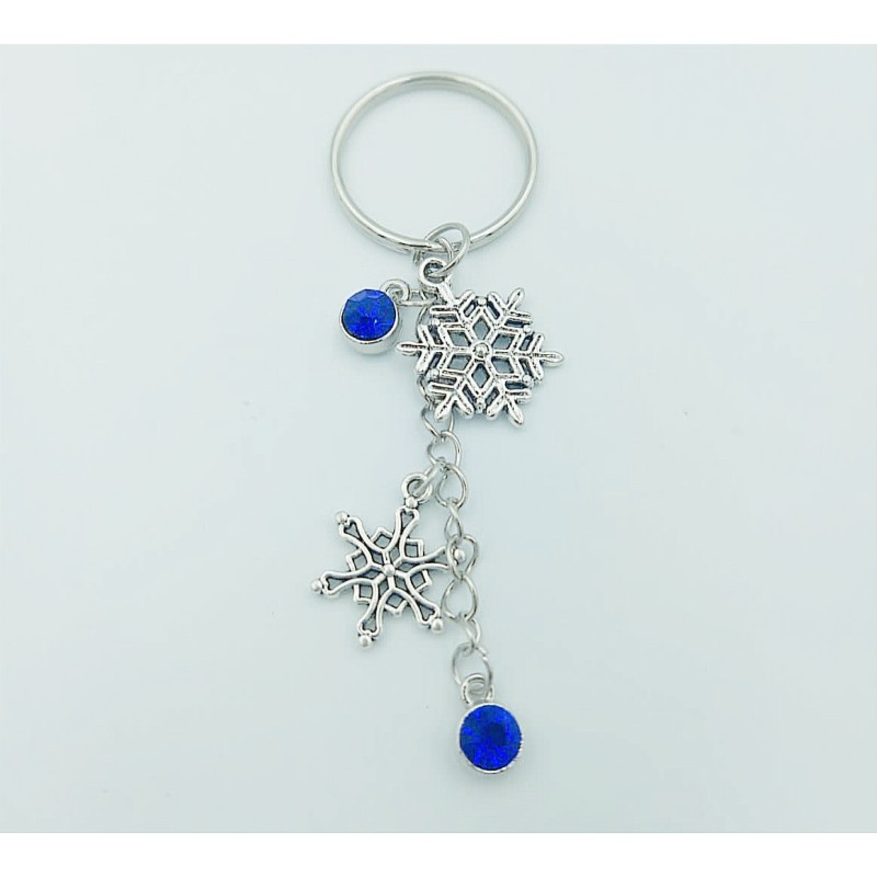 Snowflake Keychain