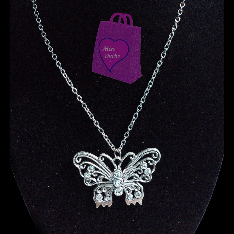 Butterfly Pendant Necklace 2