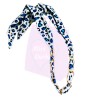 Twisted Chain Wired Hair Band - Animal Print