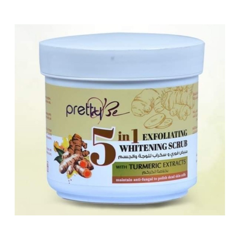 PrettyBe 5 in 1 Exfoliating Scrub for Face & Body - Assorted