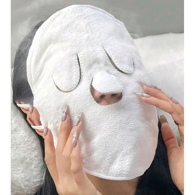 5 in 1 Facial Care Towel Mask - Hot Cold Compress, Cleaning, Moisturizing, Steaming