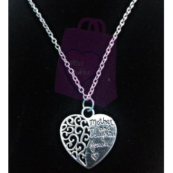 Mother Daughter Heart Necklace