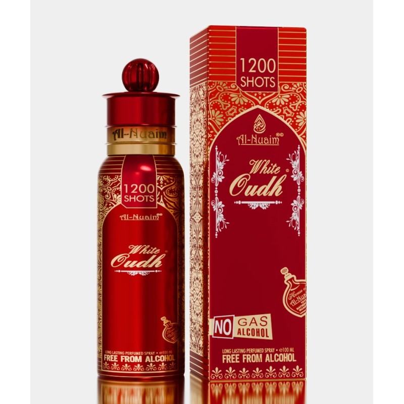 Al-Nuaim White Oudh Perfume Spray 1200 shots