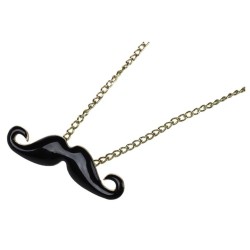 Mustache Pendant Necklace