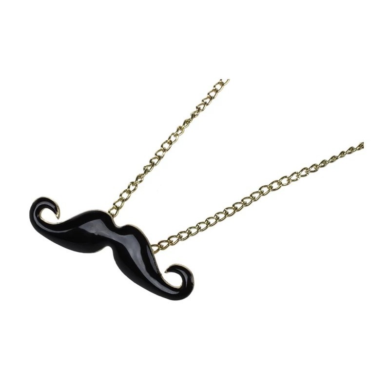 Mustache Pendant Necklace