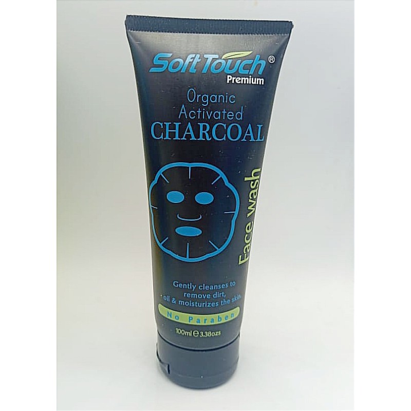 Soft Touch Activated Charcoal Face Wash