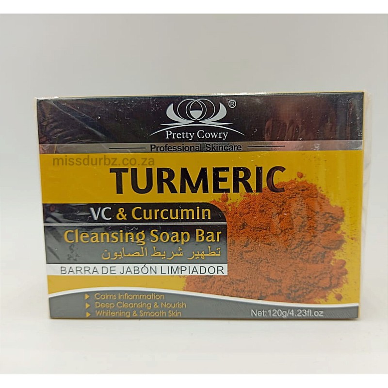 Pretty Cowry Turmeric Cleansing Soap Bar