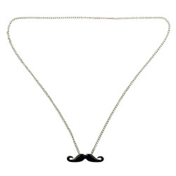 Mustache Pendant Necklace