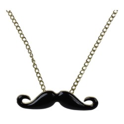 Mustache Pendant Necklace