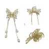 Elegant Butterfly / Bow Tassel Hair Claw