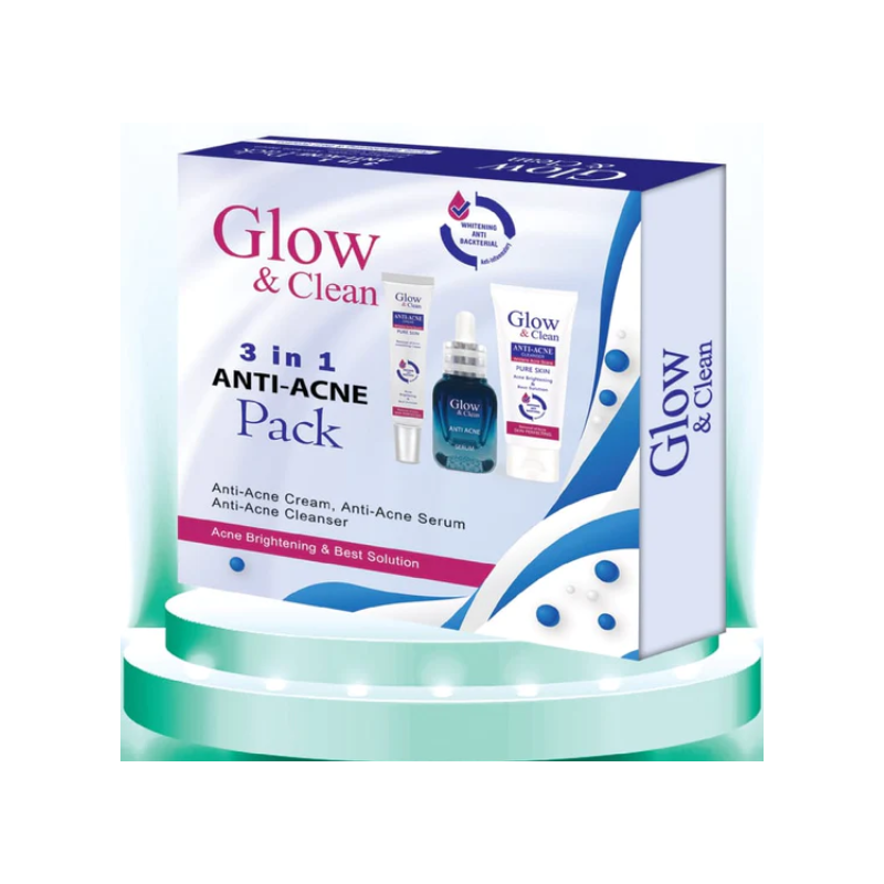 Glow & Clean 3 in 1 Anti Acne Pack