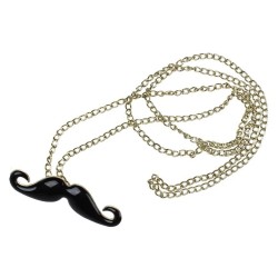 Mustache Pendant Necklace