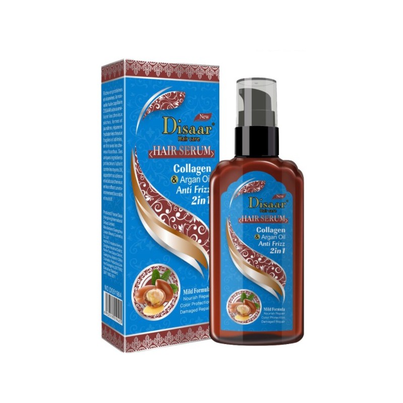 Disaar Hair Serum Collagen & Argan Oil Anti Fizz 2 in 1