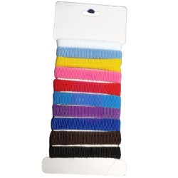 10pc Assorted Colour Hair Bands