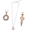 Rose Gold Watch and Chain Set