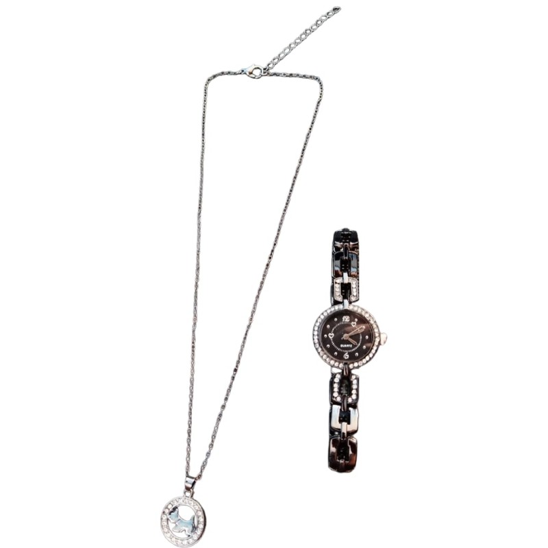 Black Watch and Chain Set