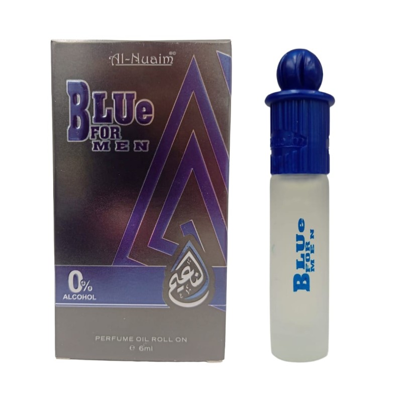 Al-Nuaim Blue for Men Attar Perfume Roll on