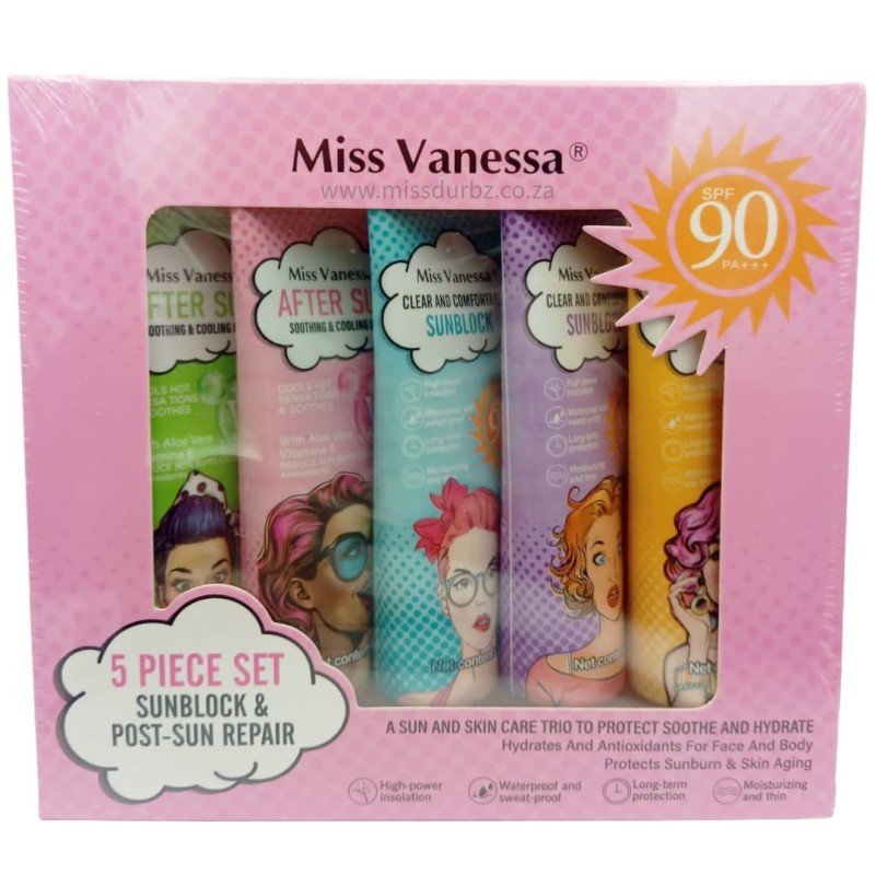5pc Sunblock & Post Sun Repair Kit