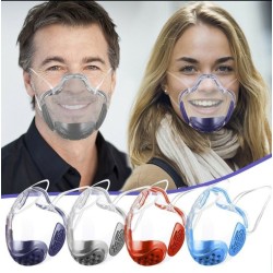 Transparent Face Mask with Ventilator