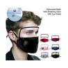 Face Mask with Breathing Valve and Eye Shield