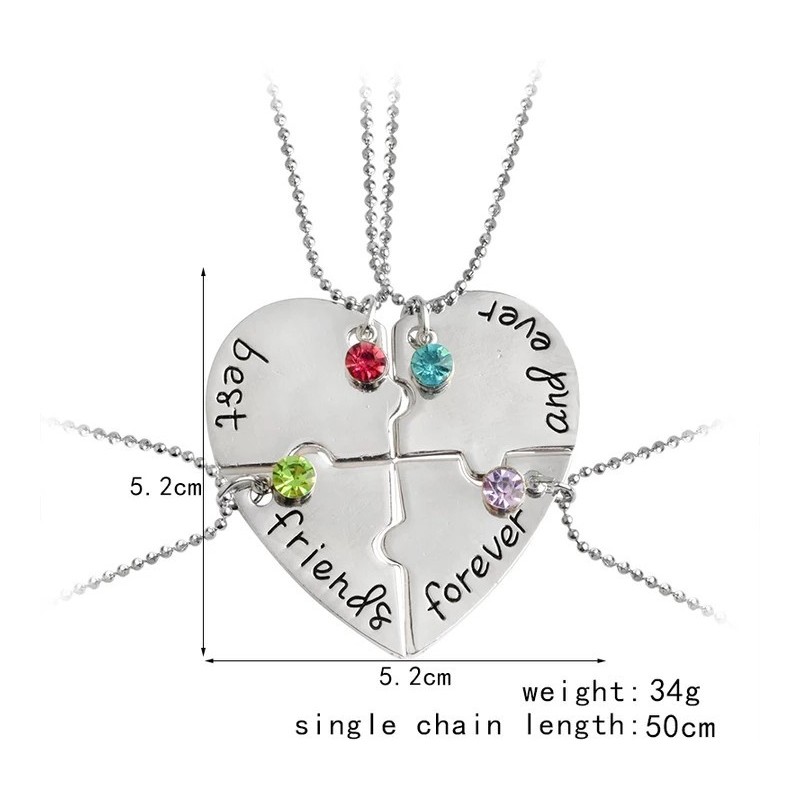 4pc Friendship Necklace