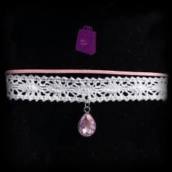 Lace Choker with Charm