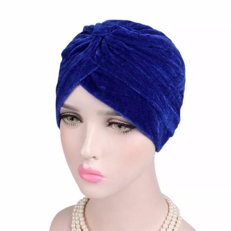 Velvet Turban Hijab Scarf