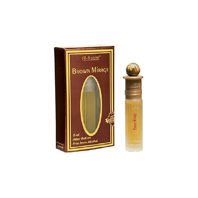 Al-Nuaim Brown Mirage Attar Perfume Roll on