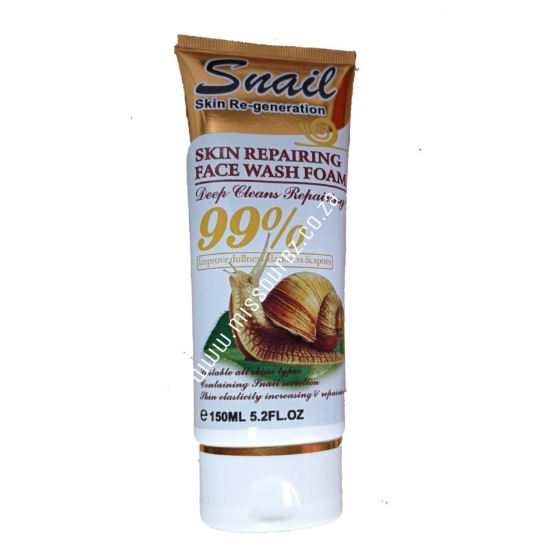 Wokali Snail Skin Repairing Face Wash Foam