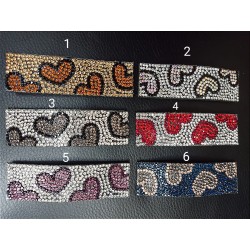 Bling Hair Clip - Hearts