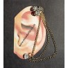 Fashion Ear Cuff Chain Stud Earring