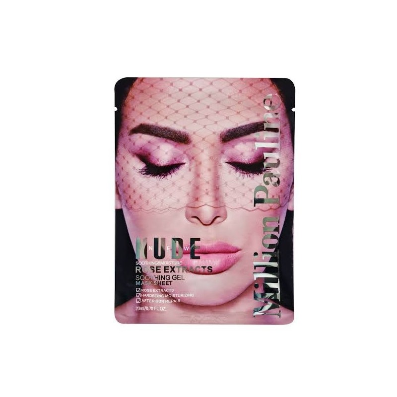 Million Pauline Nude Rose Extracts Soothing Gel Sheet Mask