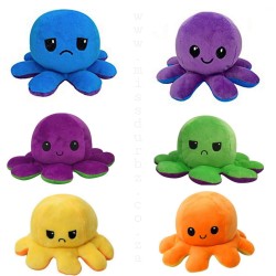 Reversible Octopus Mood Plush