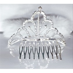 Tiara Crown Comb Hair Slide