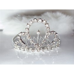 Kiddies Tiara Crown Comb Hair Slide